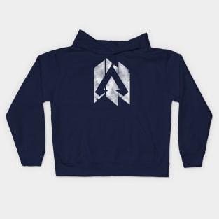 Apex Legends - Banner Logo Distressed White Kids Hoodie